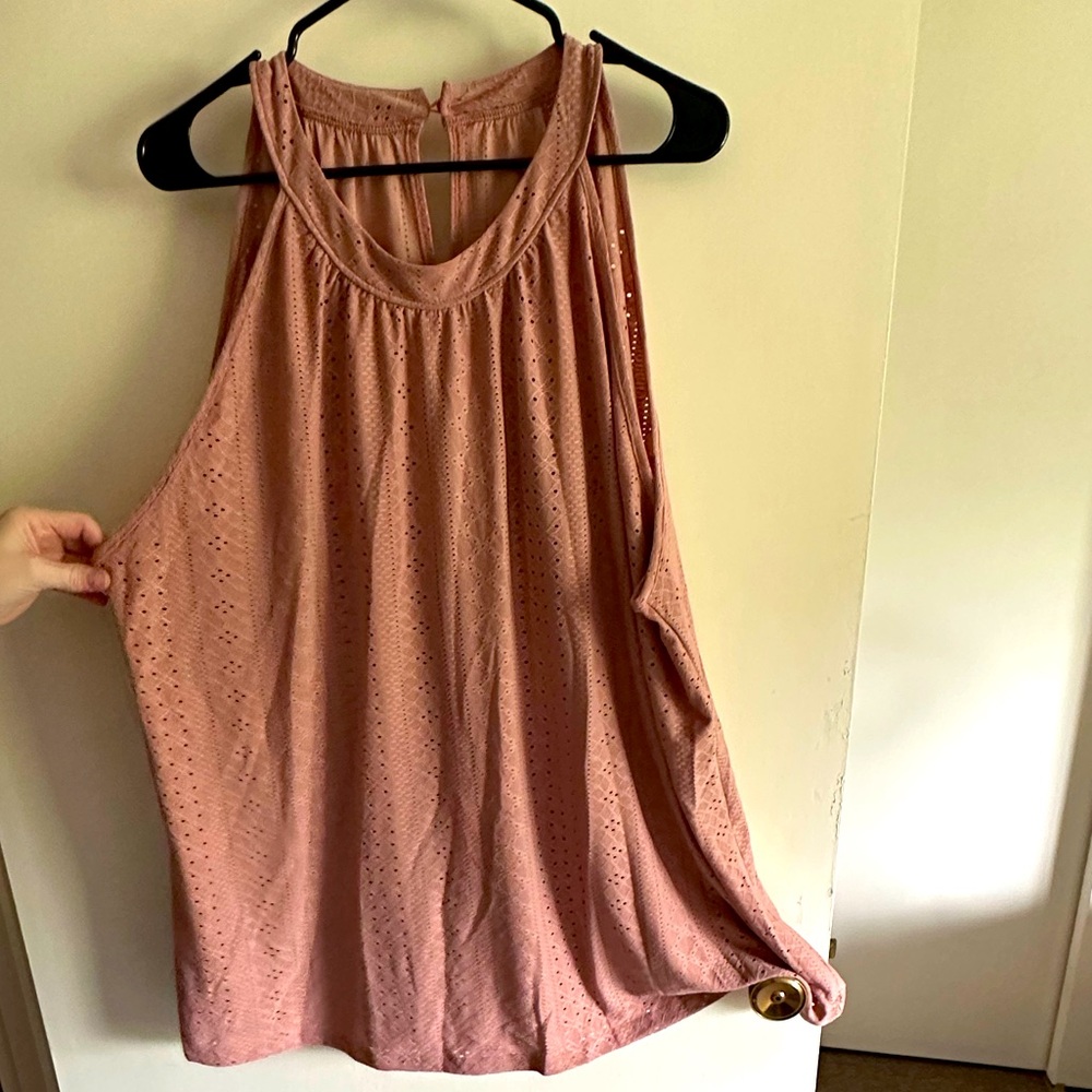 SHEIN sleeveless blouse peach